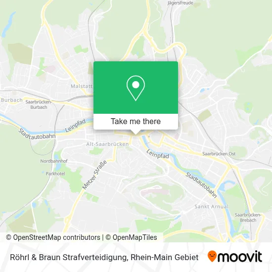 Röhrl & Braun Strafverteidigung map