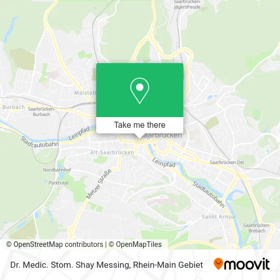 Карта Dr. Medic. Stom. Shay Messing