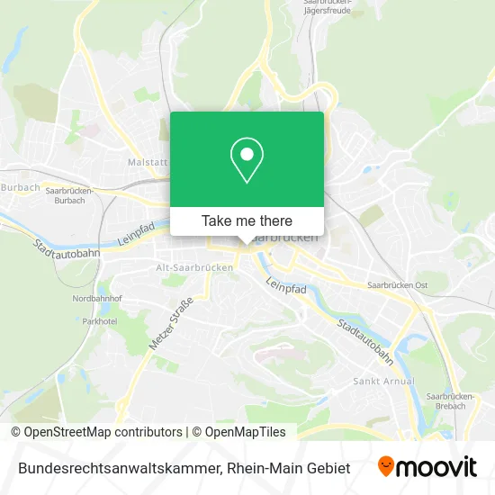 Bundesrechtsanwaltskammer map