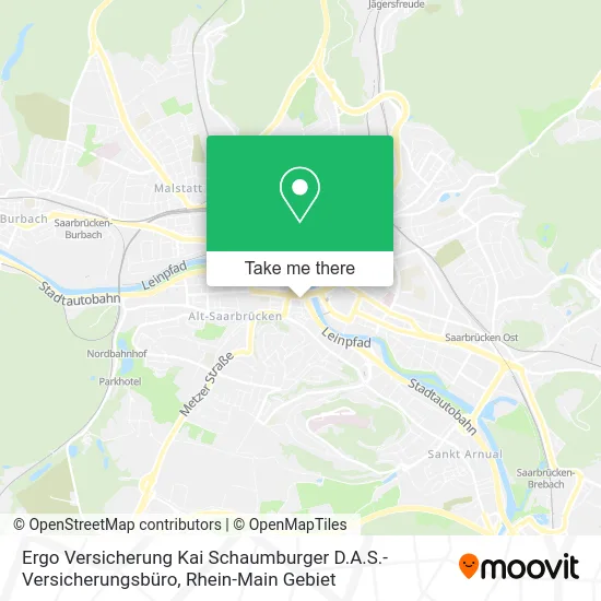Карта Ergo Versicherung Kai Schaumburger D.A.S.-Versicherungsbüro
