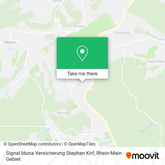 Карта Signal Iduna Versicherung Stephan Kirf