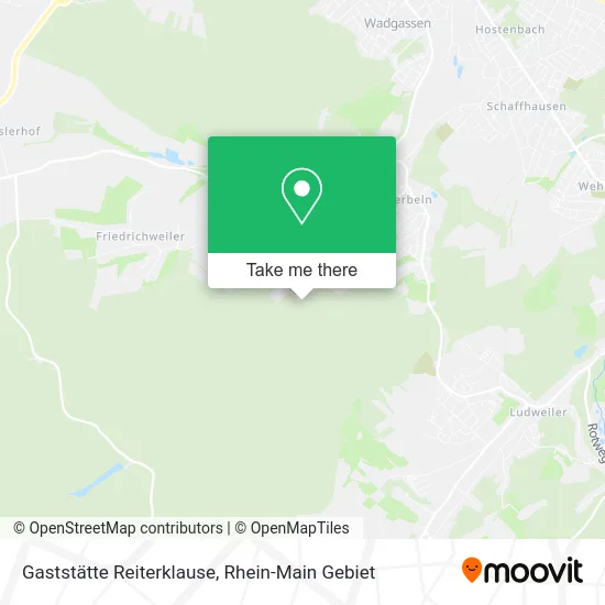Карта Gaststätte Reiterklause