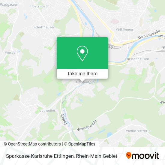 Карта Sparkasse Karlsruhe Ettlingen