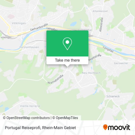 Карта Portugal Reiseprofi