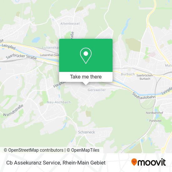 Карта Cb Assekuranz Service