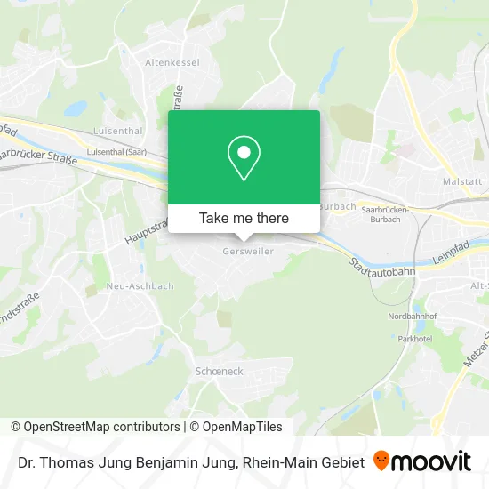 Карта Dr. Thomas Jung Benjamin Jung