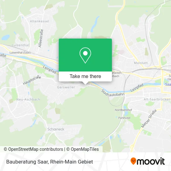 Карта Bauberatung Saar