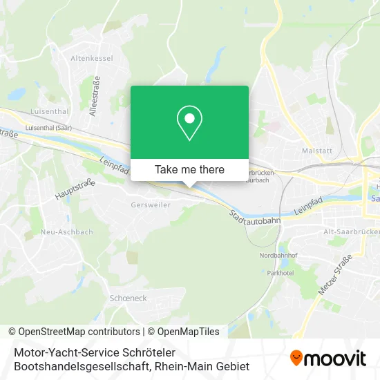 Карта Motor-Yacht-Service Schröteler Bootshandelsgesellschaft