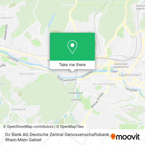Dz Bank AG Deutsche Zentral Genossenschaftsbank map