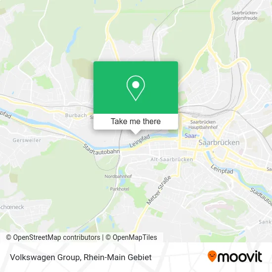 Карта Volkswagen Group