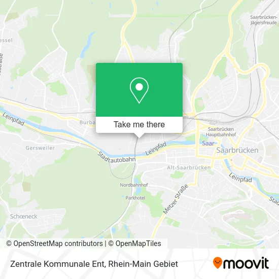 Карта Zentrale Kommunale Ent