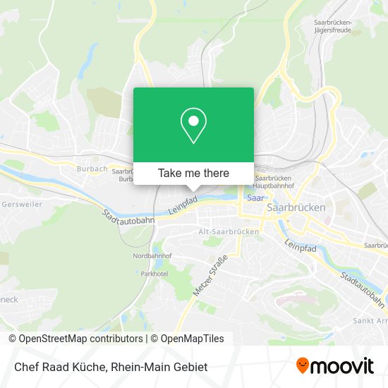 Карта Chef Raad Küche