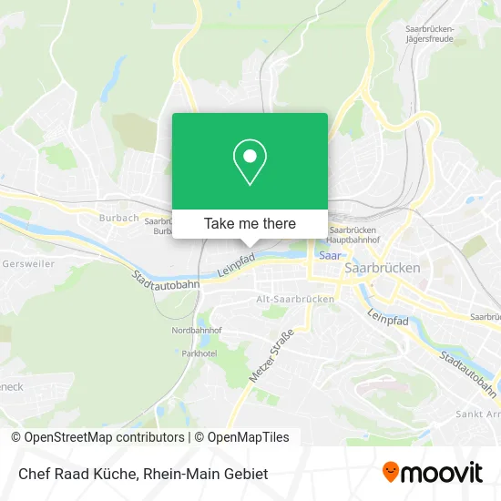 Карта Chef Raad Küche