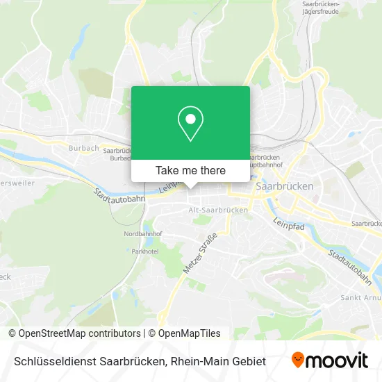 Карта Schlüsseldienst Saarbrücken