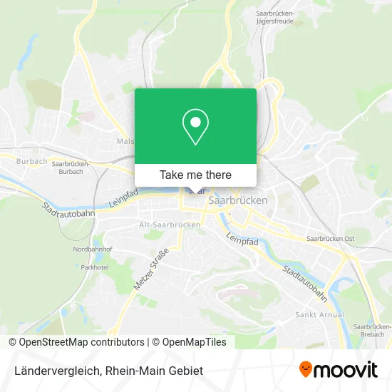 Карта Ländervergleich