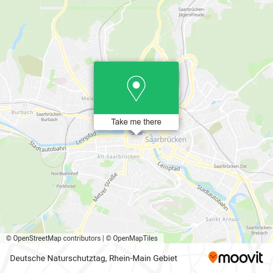 Карта Deutsche Naturschutztag