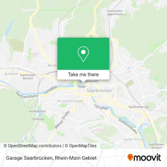 Карта Garage Saarbrücken