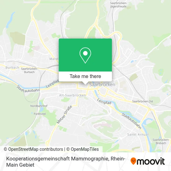 Карта Kooperationsgemeinschaft Mammographie