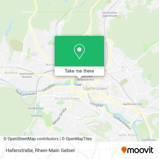Карта Hafenstraße