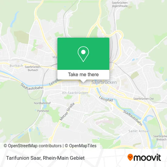 Карта Tarifunion Saar