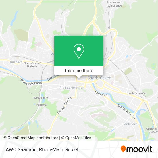 Карта AWO Saarland