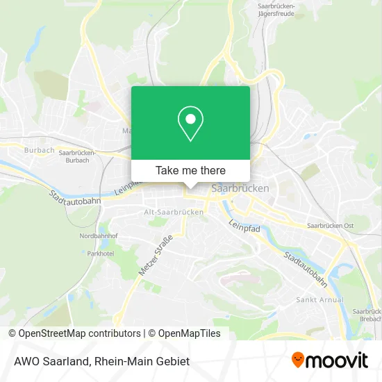 Карта AWO Saarland