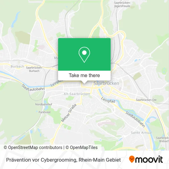 Карта Prävention vor Cybergrooming