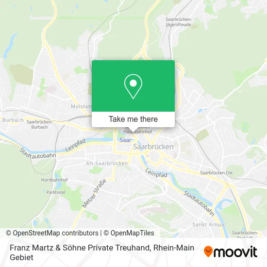 Карта Franz Martz & Söhne Private Treuhand