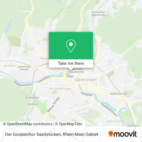 Карта Der Gospelchor Saarbrücken