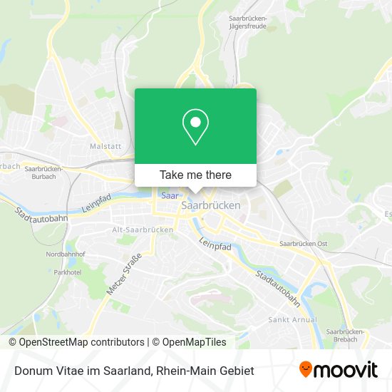 Карта Donum Vitae im Saarland
