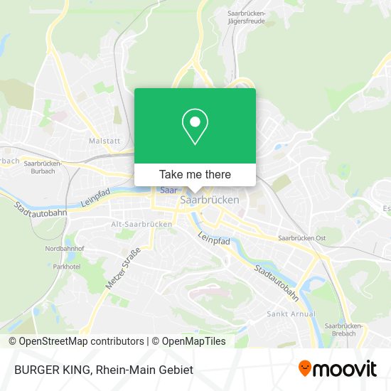Карта BURGER KING