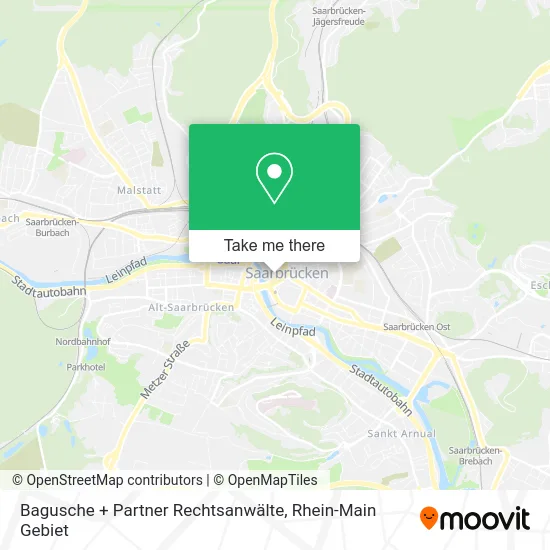 Карта Bagusche + Partner Rechtsanwälte