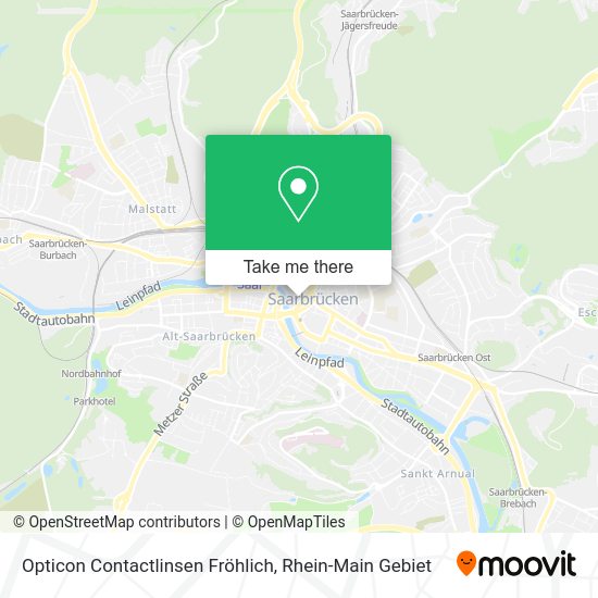 Карта Opticon Contactlinsen Fröhlich