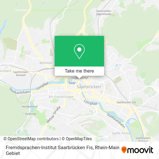 Карта Fremdsprachen-Institut Saarbrücken Fis