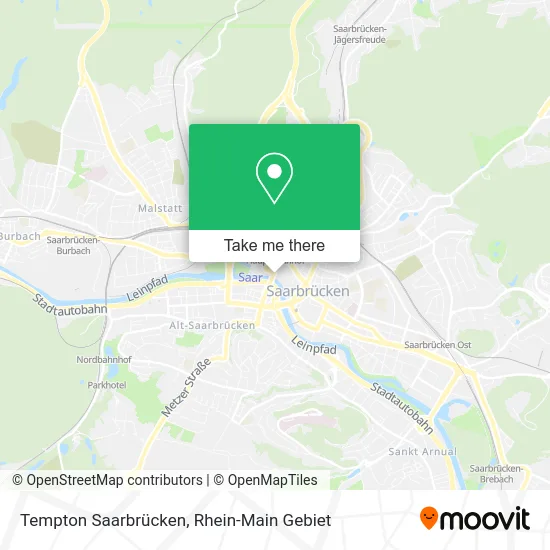 Карта Tempton Saarbrücken