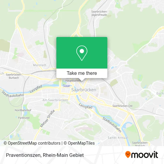 Карта Praventionszen