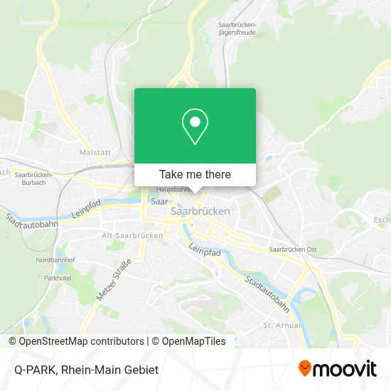 Q-PARK map