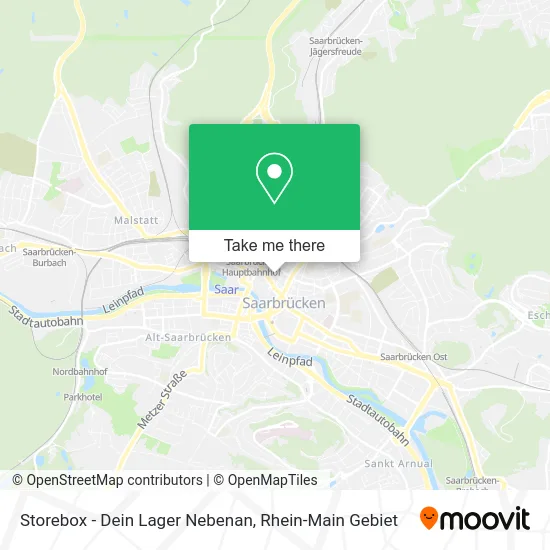 Карта Storebox - Dein Lager Nebenan