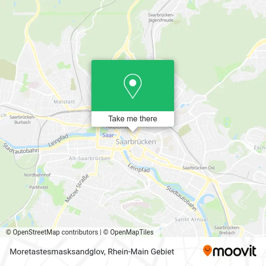 Карта Moretastesmasksandglov