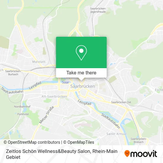 Карта Zeitlos Schön Wellness&Beauty Salon
