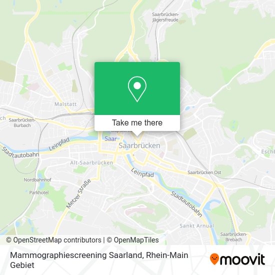Карта Mammographiescreening Saarland