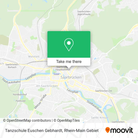 Карта Tanzschule Euschen Gebhardt