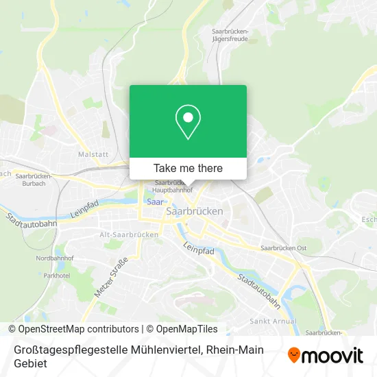Карта Großtagespflegestelle Mühlenviertel