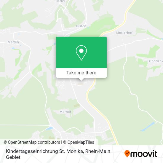 Карта Kindertageseinrichtung St. Monika