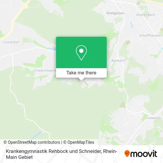 Krankengymnastik Rehbock und Schneider map