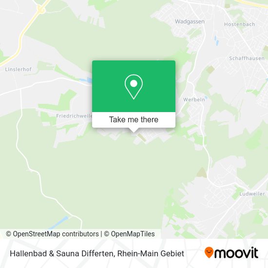 Карта Hallenbad & Sauna Differten