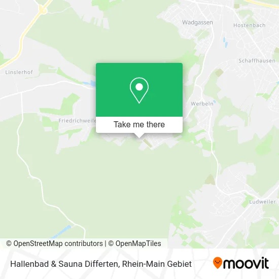 Карта Hallenbad & Sauna Differten