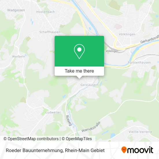 Карта Roeder Bauunternehmung