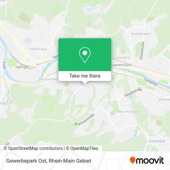 Карта Gewerbepark Ost