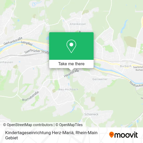 Карта Kindertageseinrichtung Herz-Mariä